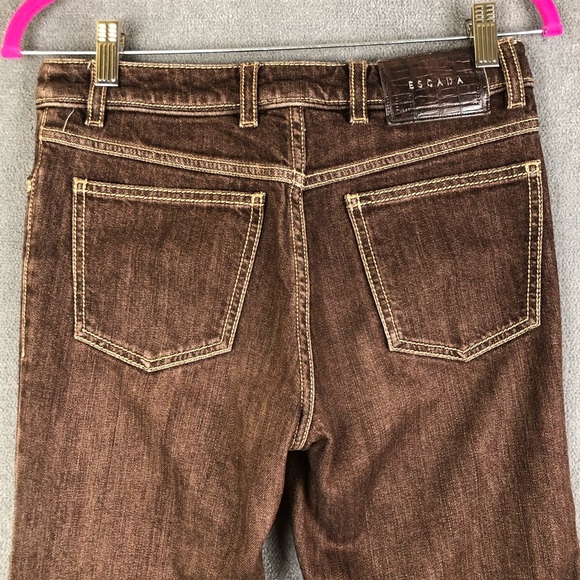 Escada cropped ankle jeans size 34-US 2 - Picture 6 of 12